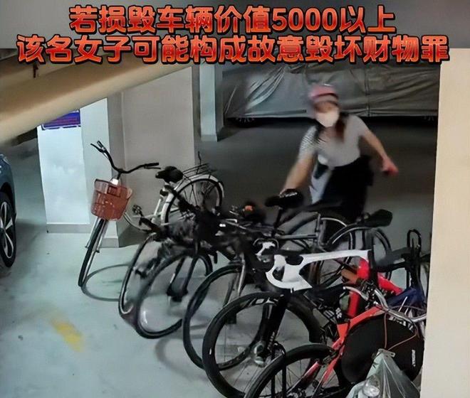 立案车损报价比电车贵女子回应太霸道ky开元棋牌女子推倒自行车后续：已(图3)